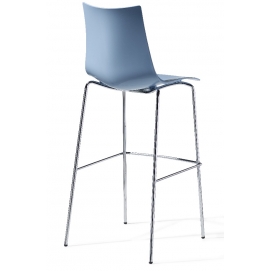 Zebra Technopolymer bar stool